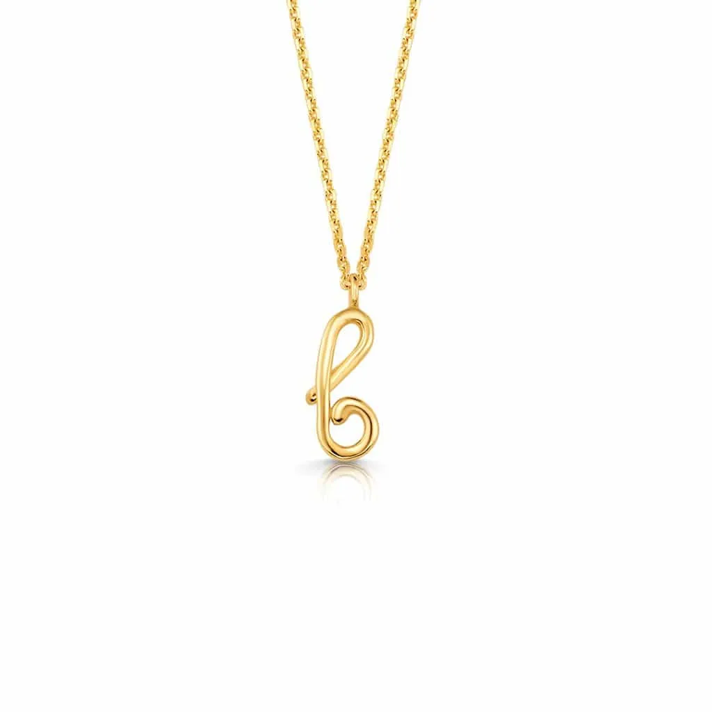 Mini Letter Necklace sold by Baby Gold product image thumbnail 4