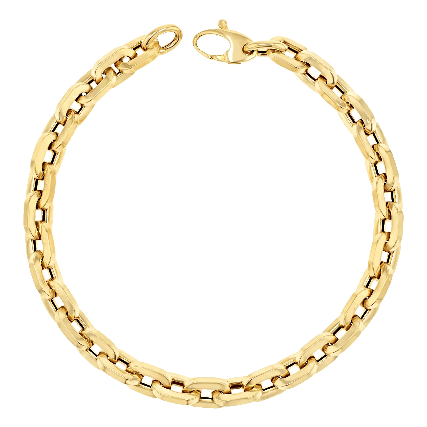 Chunky Box Chain Bracelet sold by Baby Gold