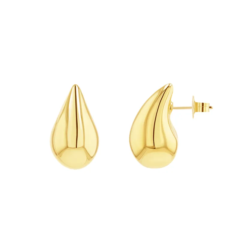 Puff Rain Drop Earrings sold by Baby Gold