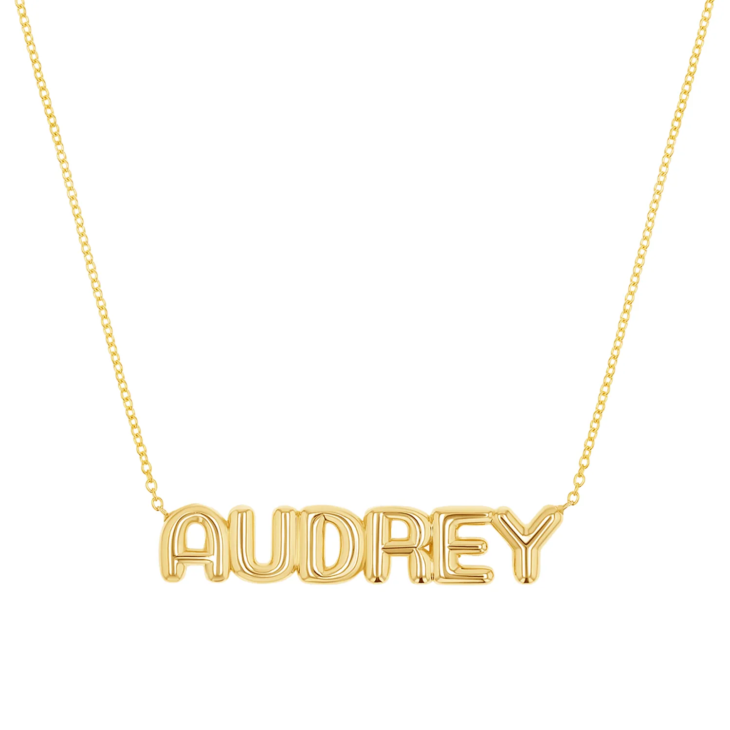 Balloon Name Necklace sold by Baby Gold