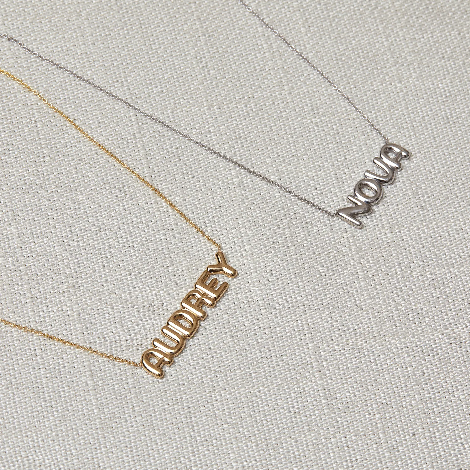 Balloon Name Necklace sold by Baby Gold product image thumbnail 5