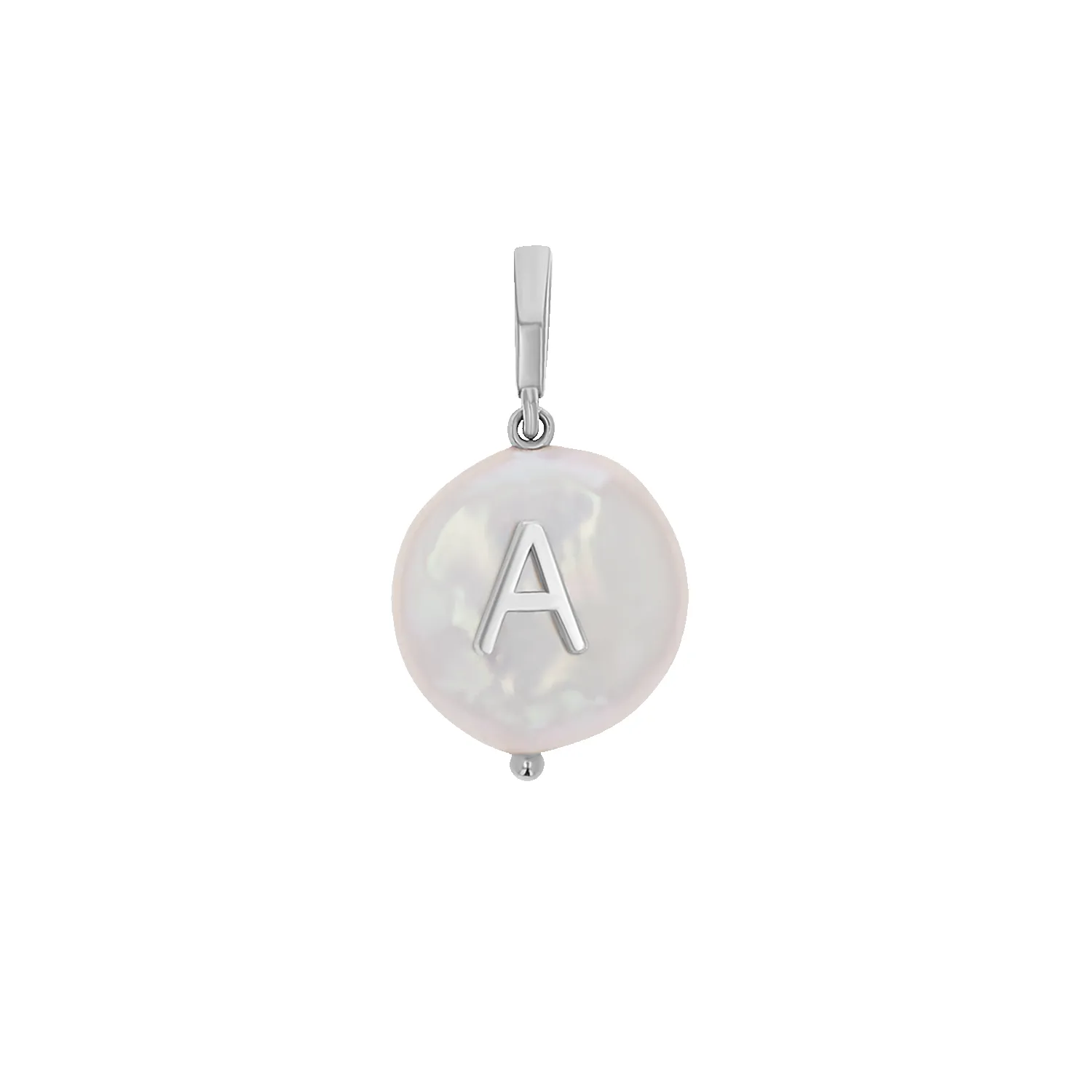 Coin Pearl Initial Charm sold by Baby Gold product image thumbnail 2