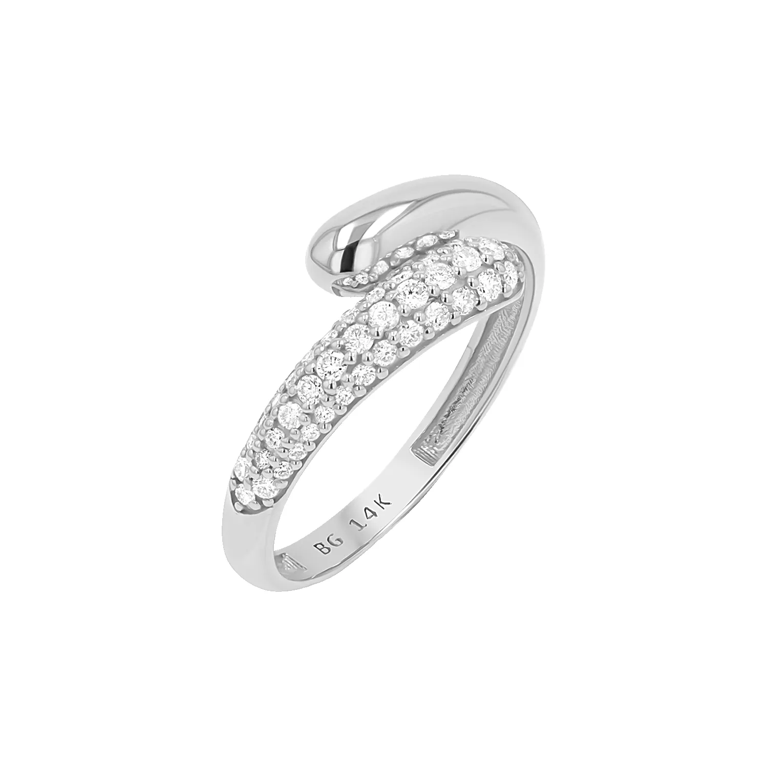 Diamond Rendezvous Ring sold by Baby Gold product image thumbnail 2