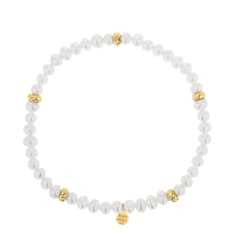 Pearl Beaded Bracelet sold by Baby Gold