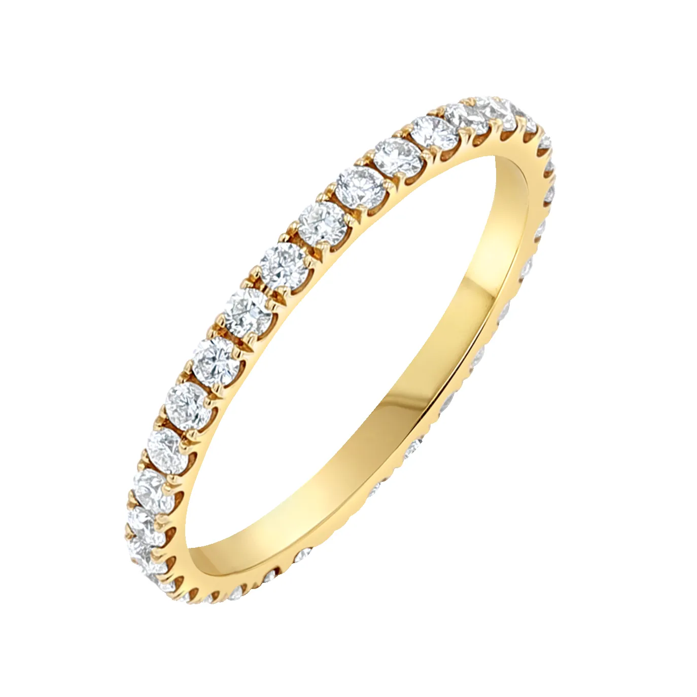 U Pave Diamond Band sold by Baby Gold