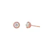 Round Diamond Stud Earrings sold by Baby Gold