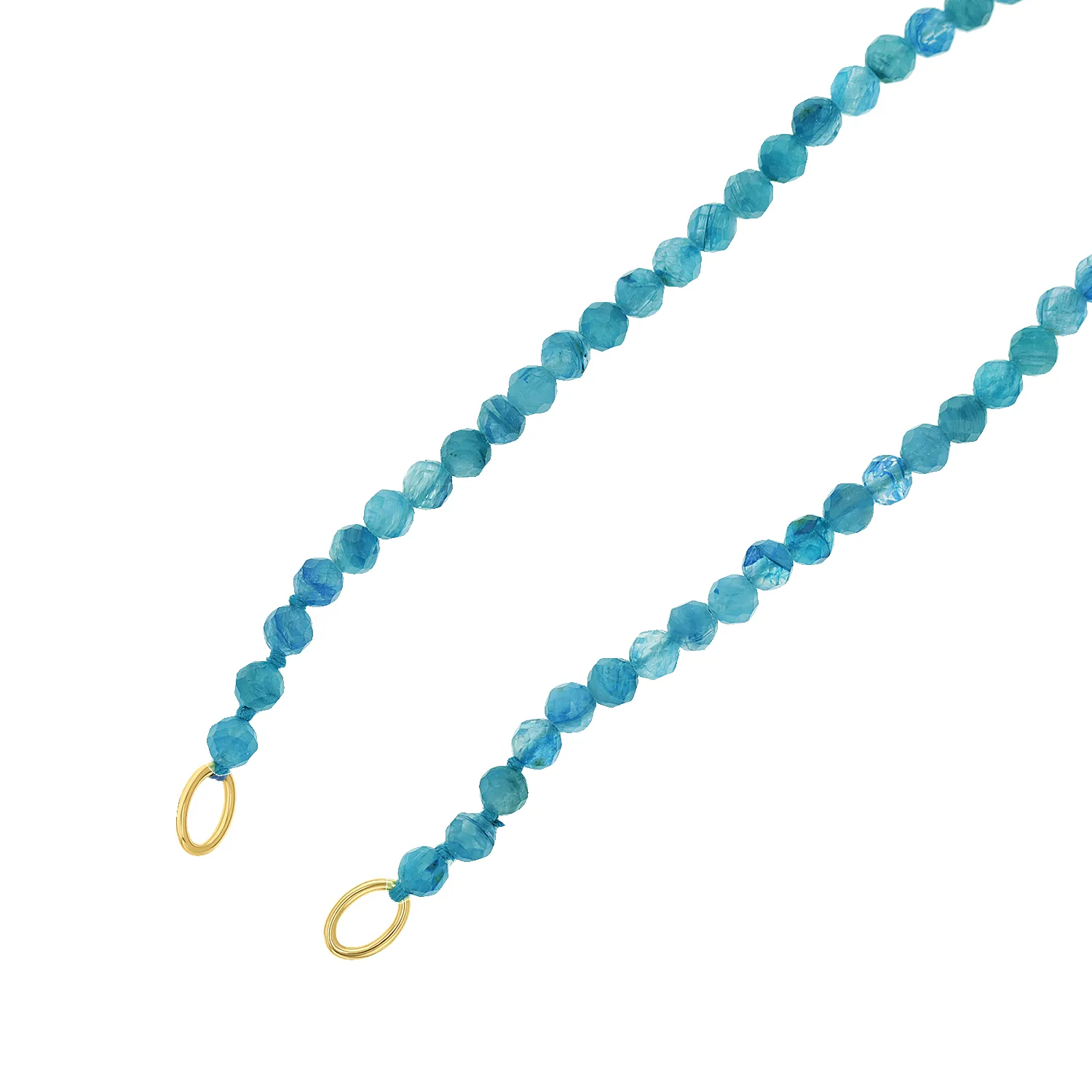 Blue Apatite Connector Necklace sold by Baby Gold product image thumbnail 2