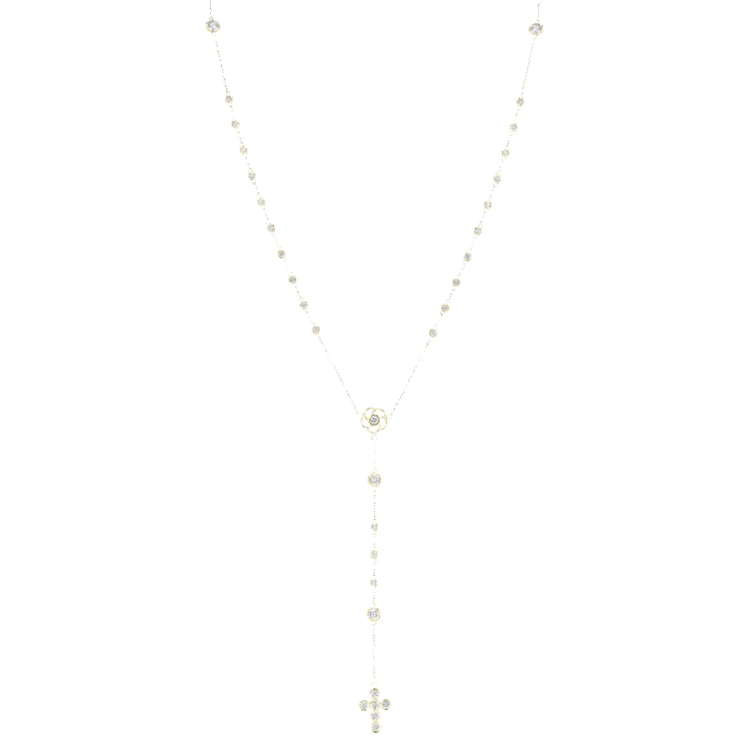 Diamond Rosary Necklace sold by Baby Gold