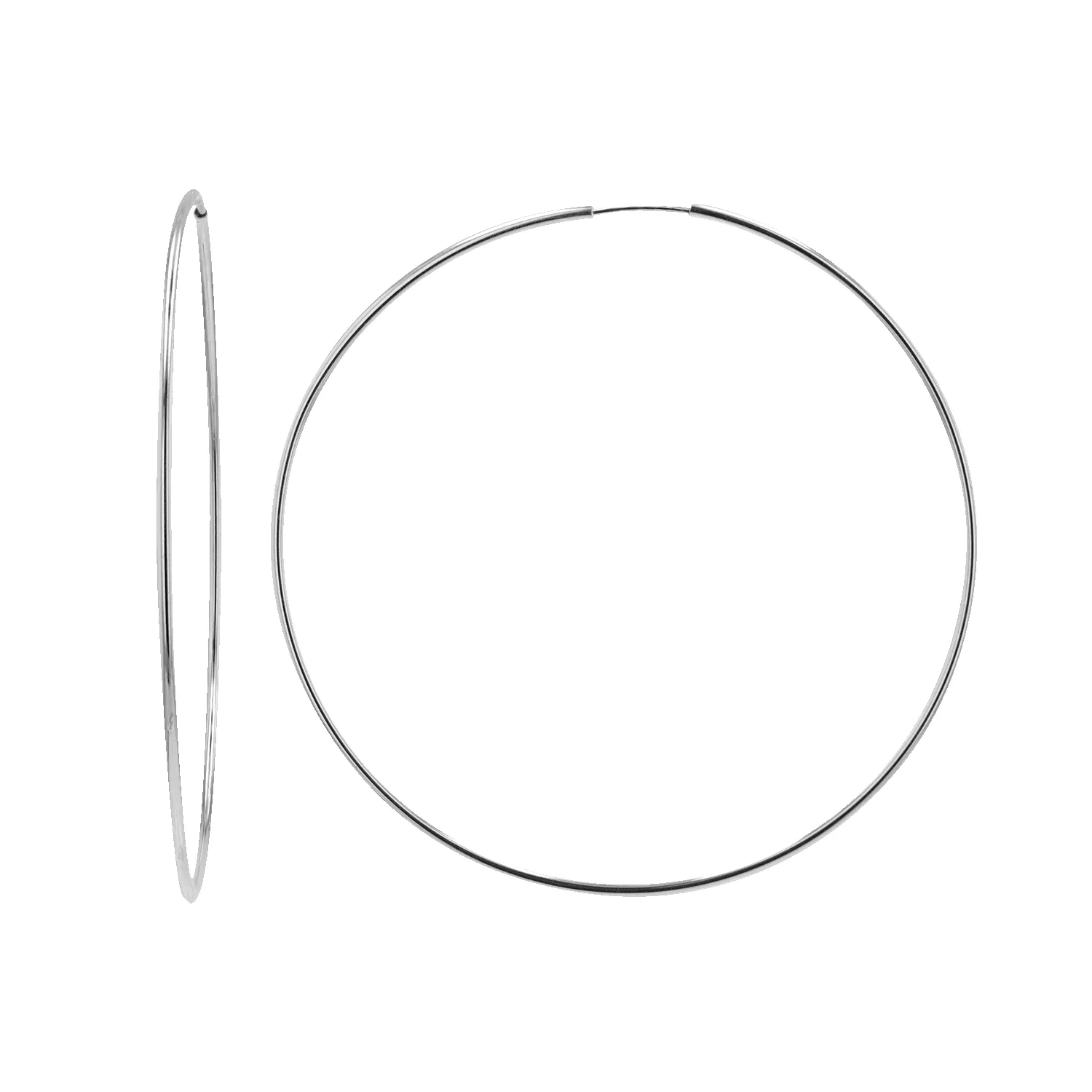 Endless Gold Hoop Earrings sold by Baby Gold product image thumbnail 2