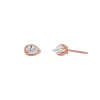 Pear Diamond Stud Earrings sold by Baby Gold