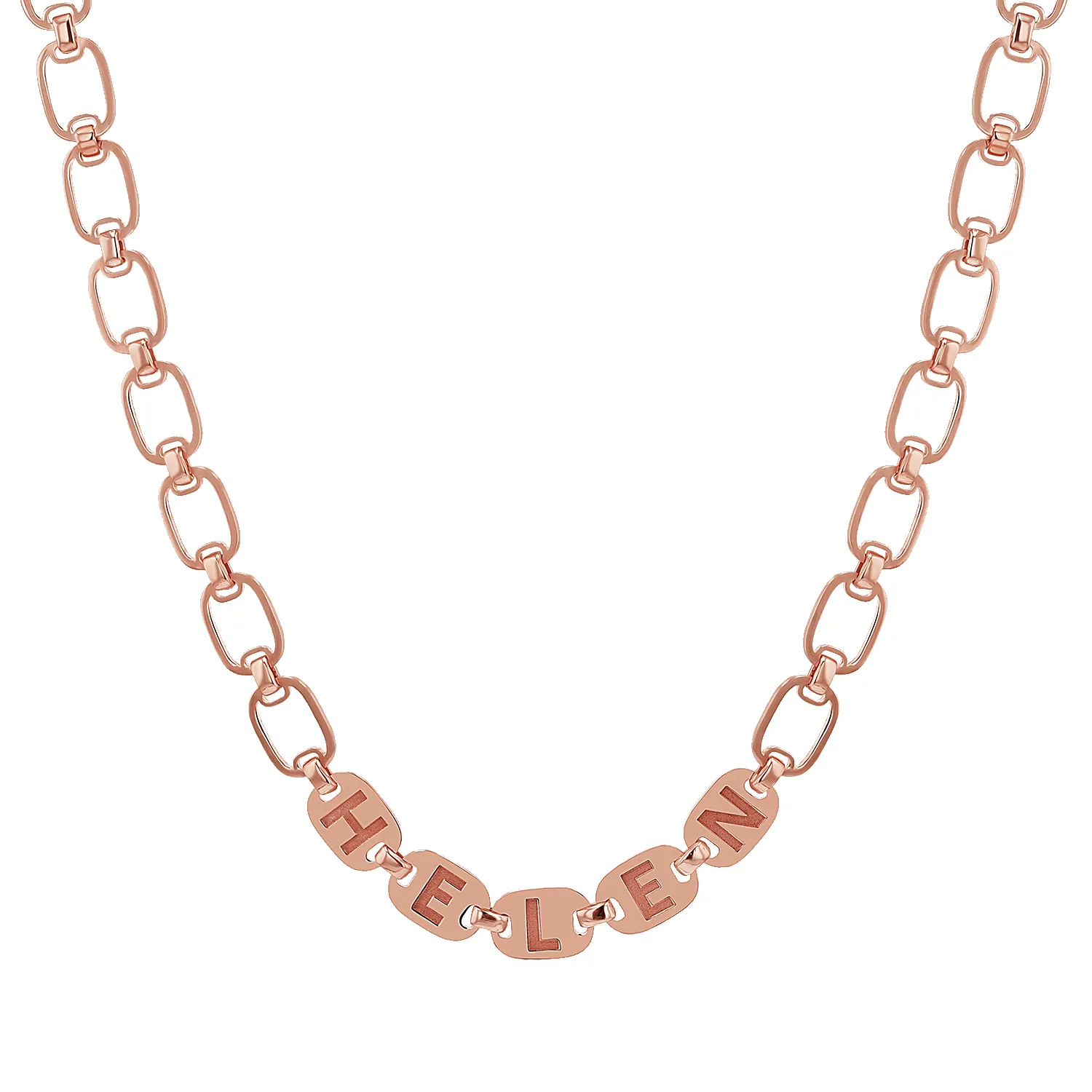 Custom Chain Link Name Necklace sold by Baby Gold product image thumbnail 3