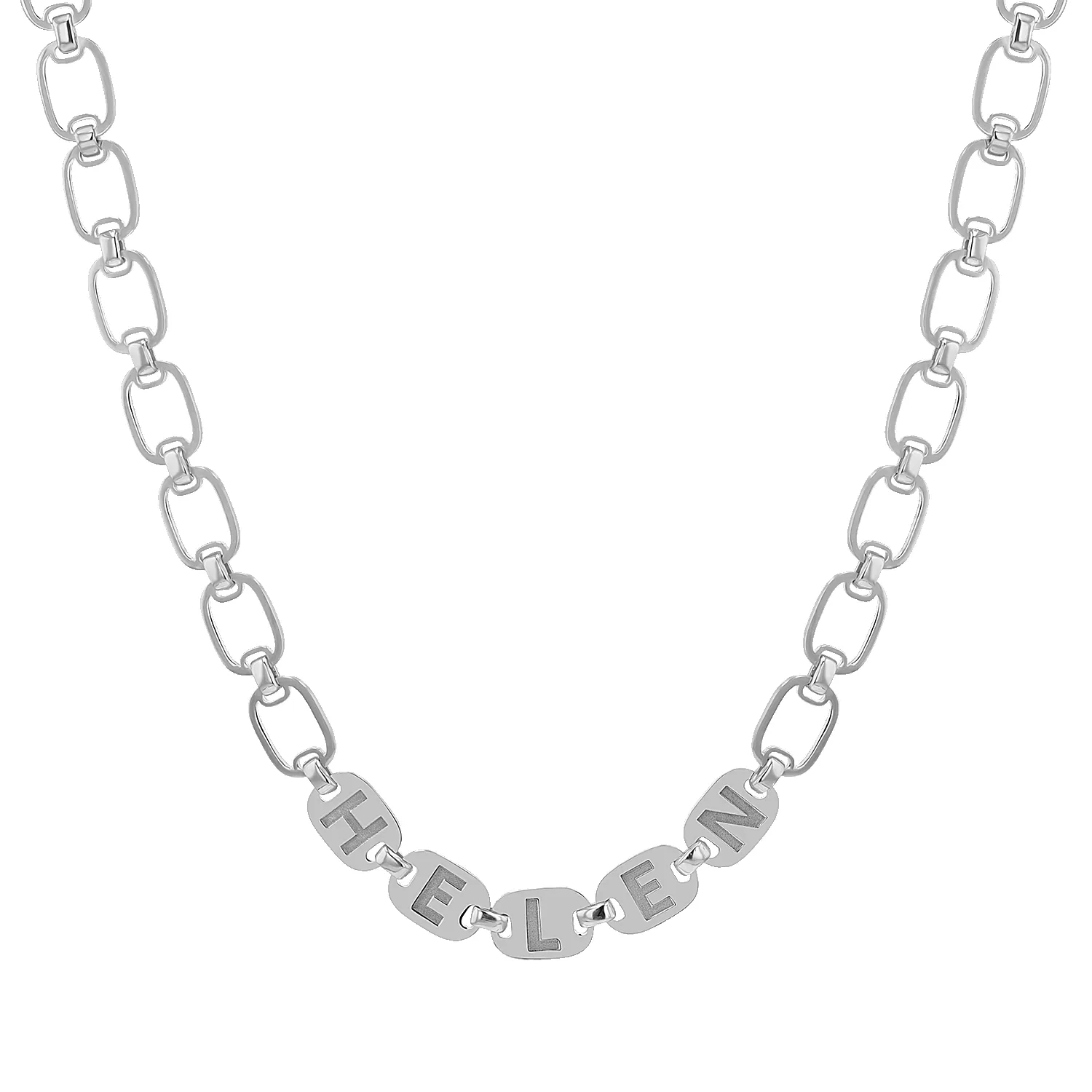 Custom Chain Link Name Necklace sold by Baby Gold product image thumbnail 2