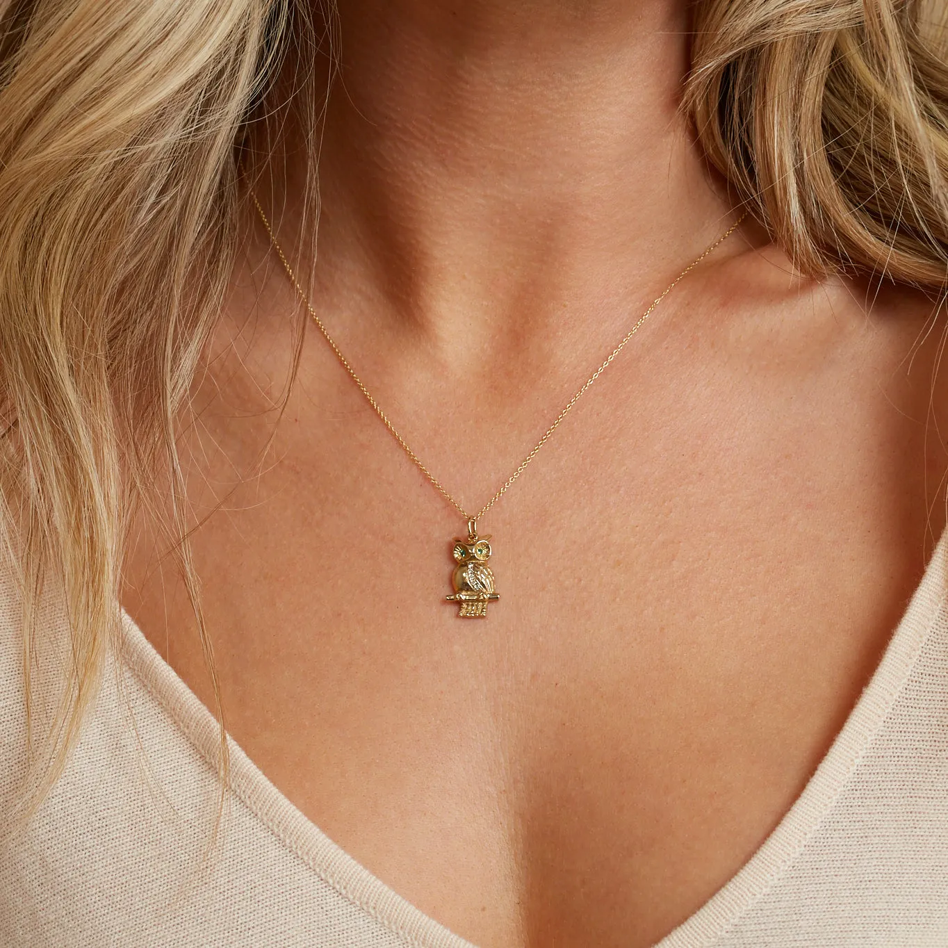 Moyen Owl Necklace sold by Baby Gold product image thumbnail 3