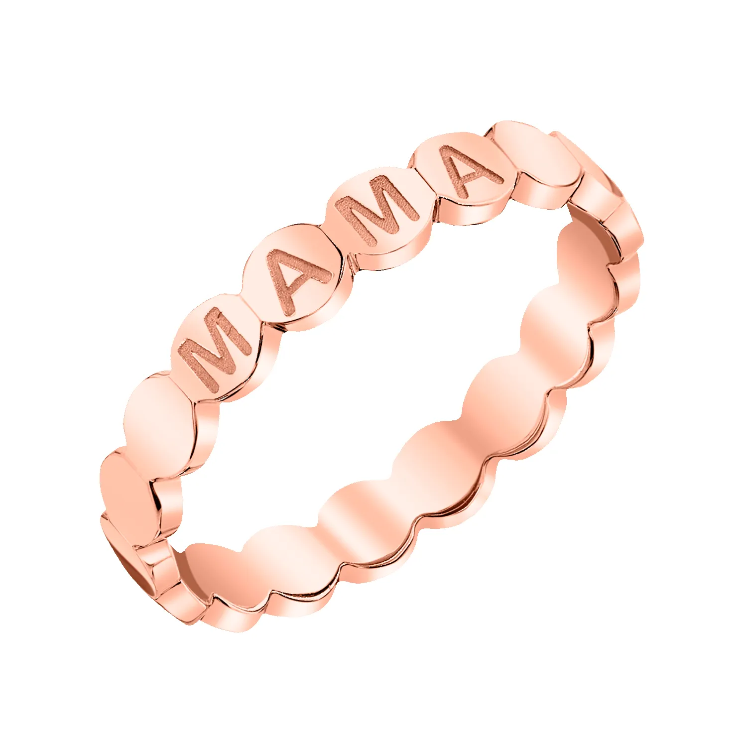 Bubble Engravable Eternity Band sold by Baby Gold product image thumbnail 3