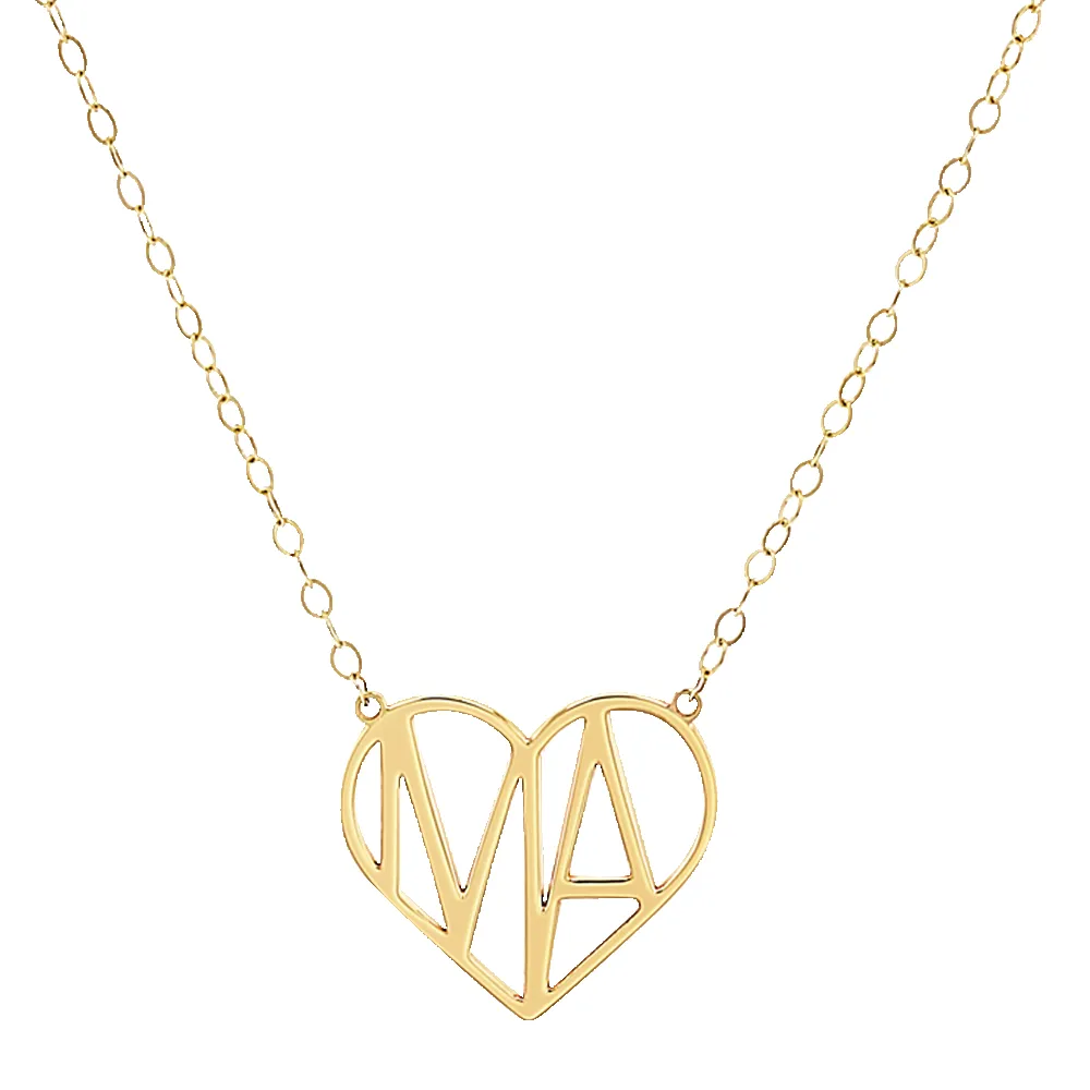 Liv Luv Heart Necklace sold by Baby Gold