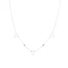 Triple Letter Diamond Bezel Necklace sold by Baby Gold