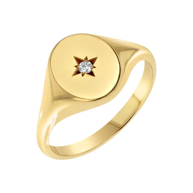 Moyen Starset Signet Ring sold by Baby Gold