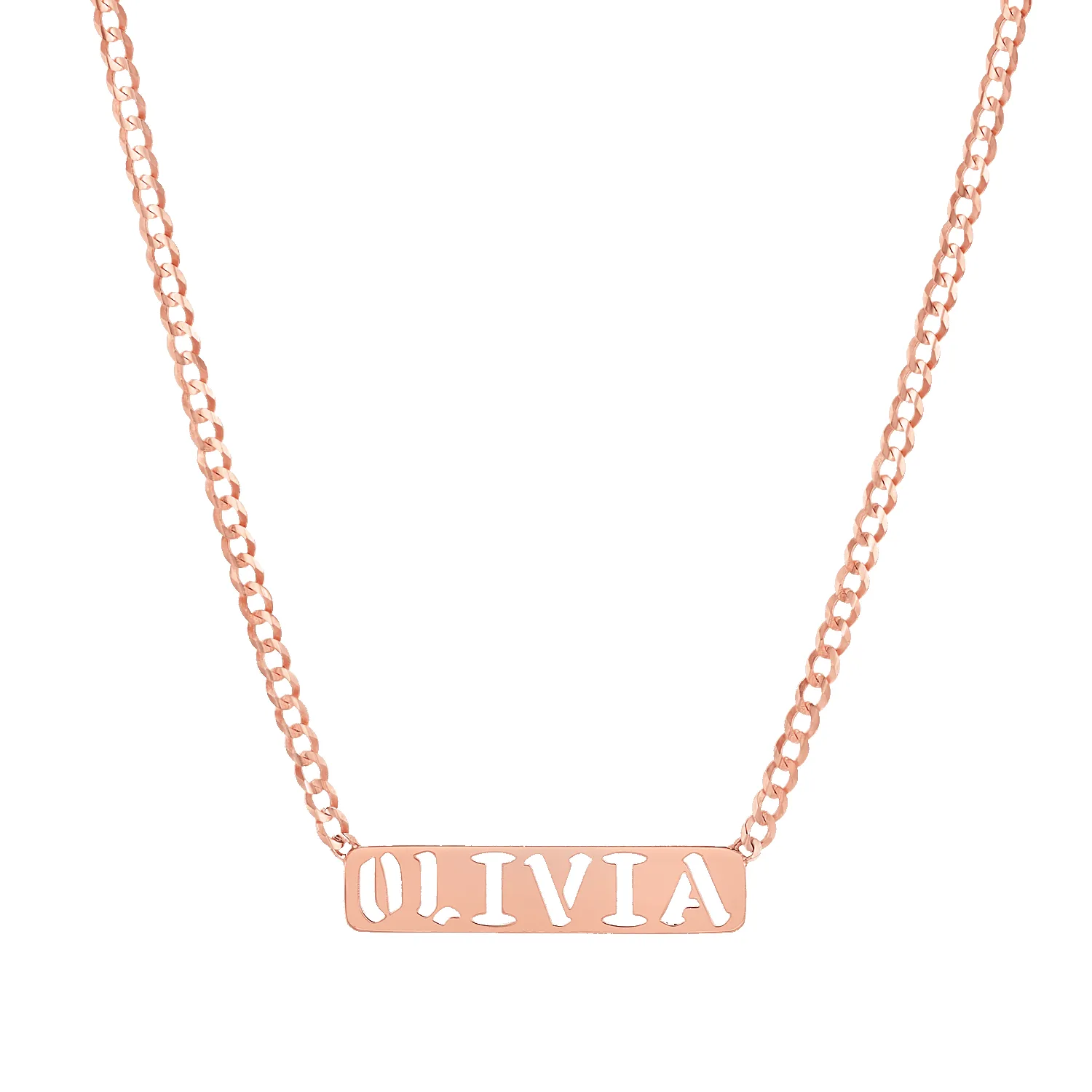 Cuban Link Custom Nameplate Necklace sold by Baby Gold product image thumbnail 2