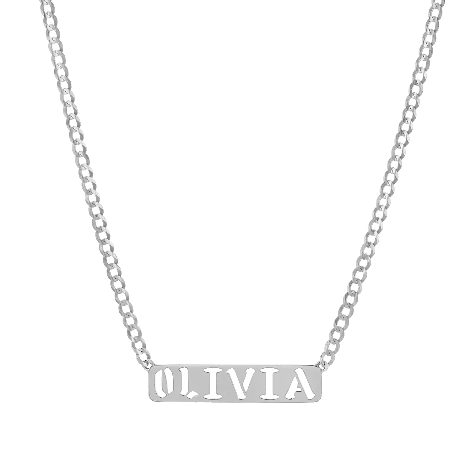 Cuban Link Custom Nameplate Necklace sold by Baby Gold product image thumbnail 3