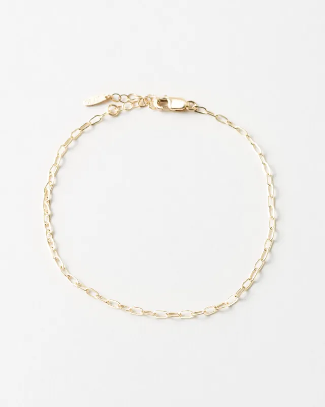 Mini Paperclip Chain Bracelet sold by GLDN