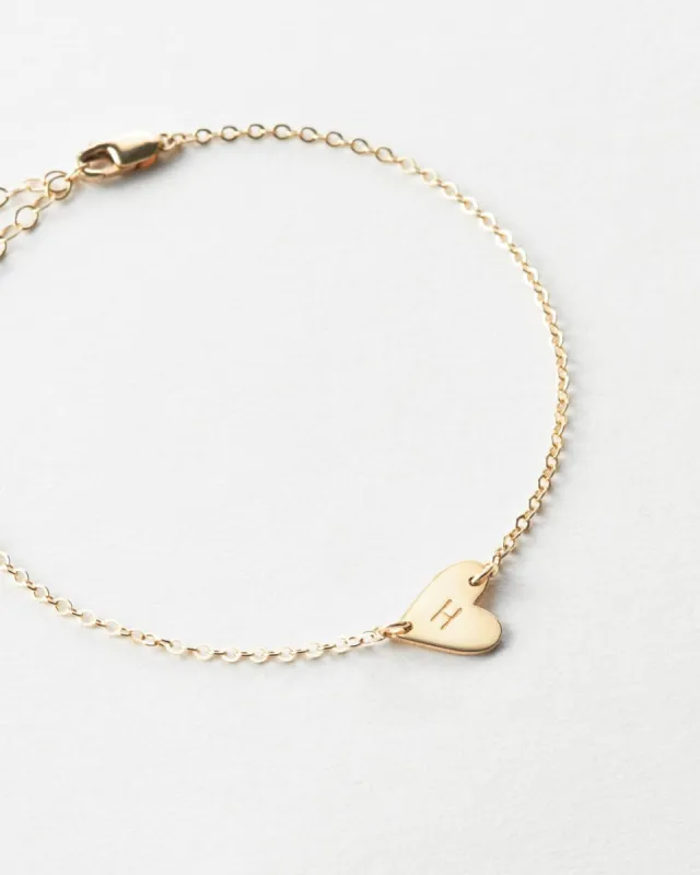 Myra Heart Bracelet sold by GLDN