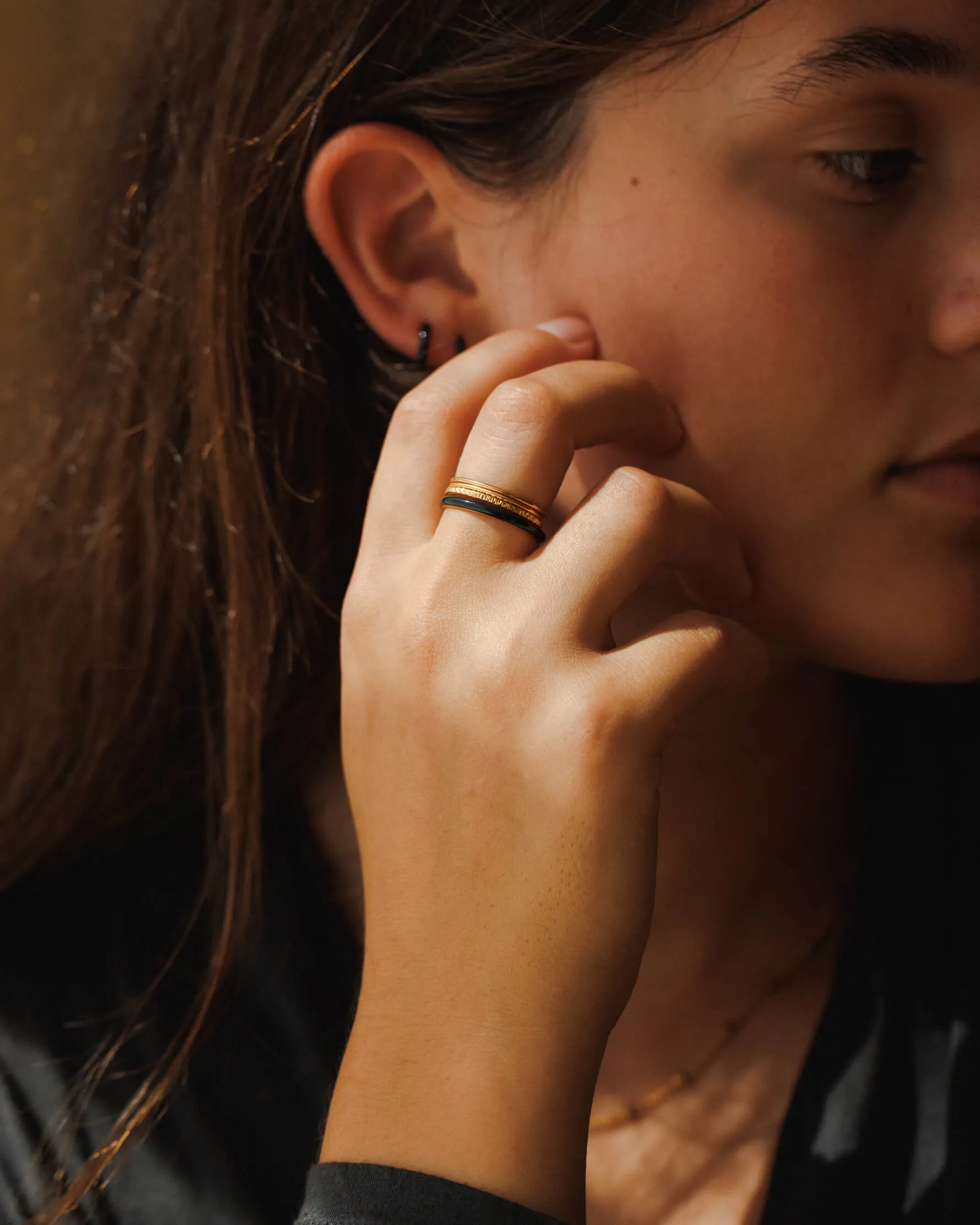 Reverie Enamel Ring sold by GLDN product image thumbnail 4