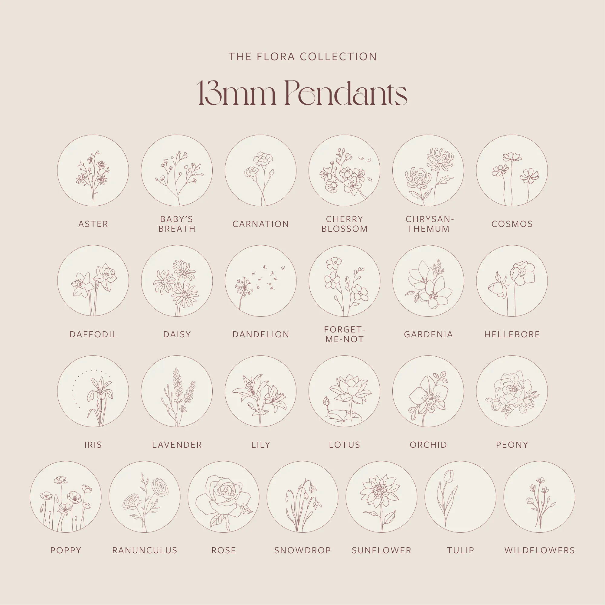 Flora Link Necklace sold by GLDN product image thumbnail 5