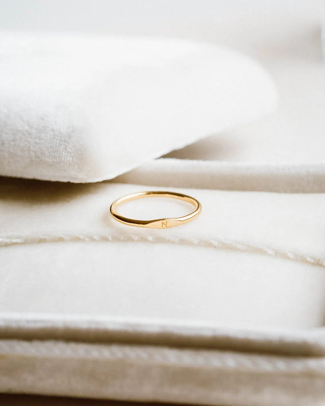 Micro Signet Ring sold by GLDN product image thumbnail 5