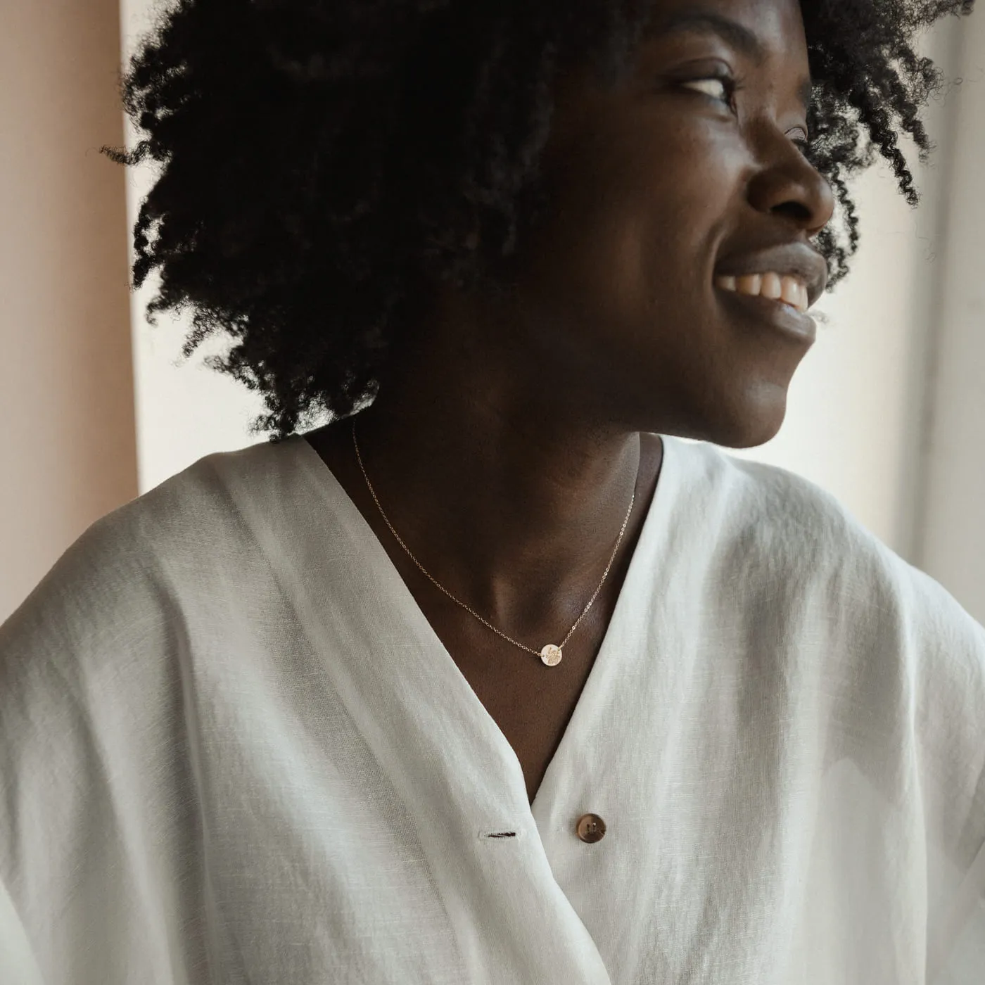 Small Flora Link Necklace sold by GLDN product image thumbnail 5