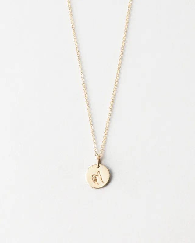 Thumbs Up Necklace sold by GLDN