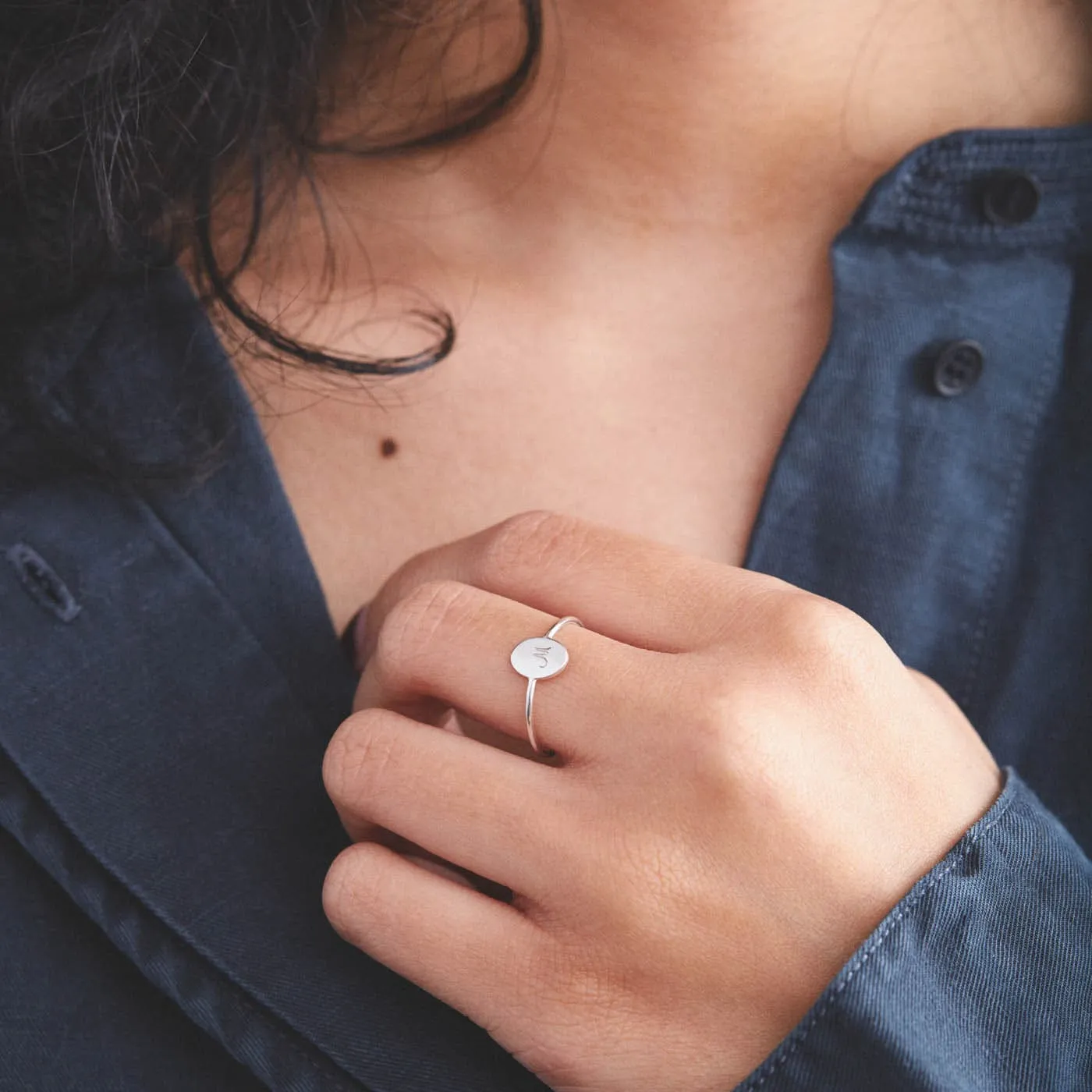 Marcie Oval Ring sold by GLDN product image thumbnail 4