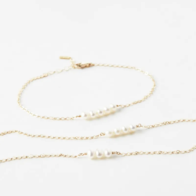 Ohana Bracelet - 14k Solid Gold sold by GLDN