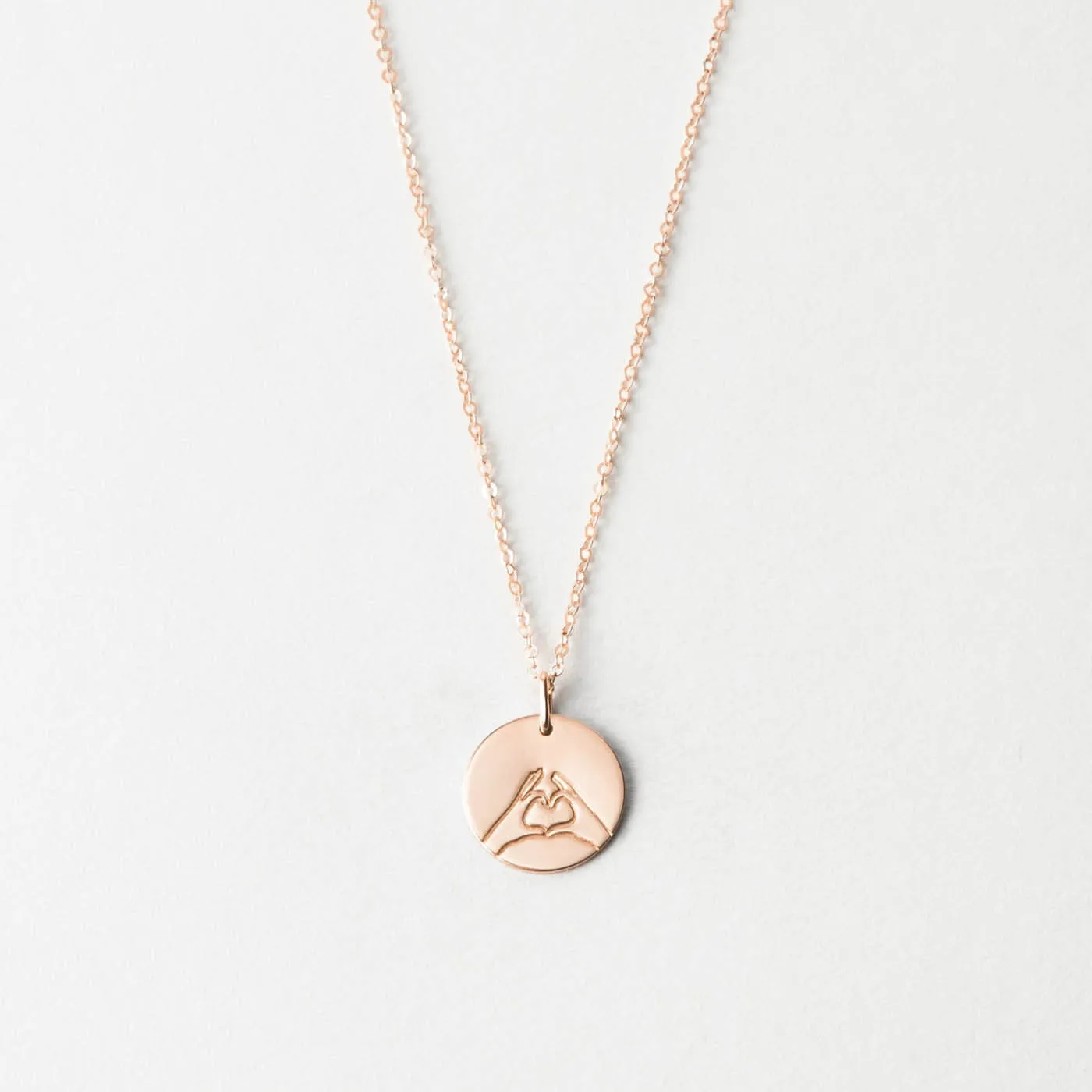 Hand Heart Necklace sold by GLDN product image thumbnail 2