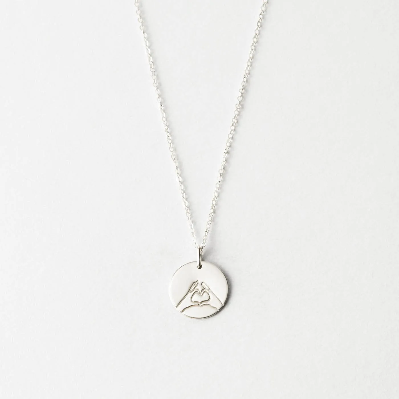 Hand Heart Necklace sold by GLDN product image thumbnail 3