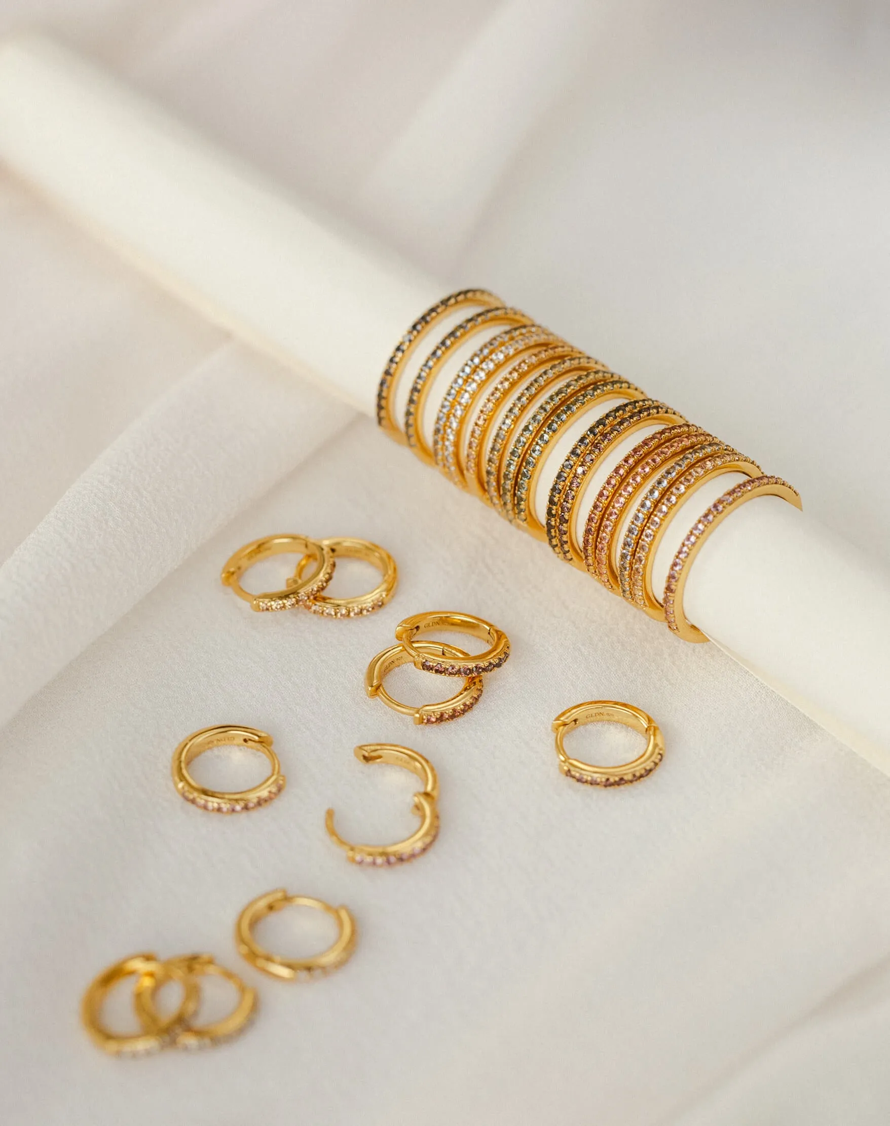 Gold Aura Birthstone Stacking Ring sold by GLDN product image thumbnail 2