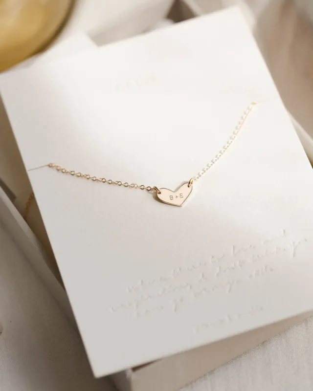 Alma Heart Necklace sold by GLDN
