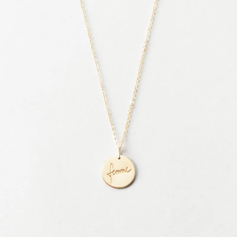 Femme Necklace sold by GLDN