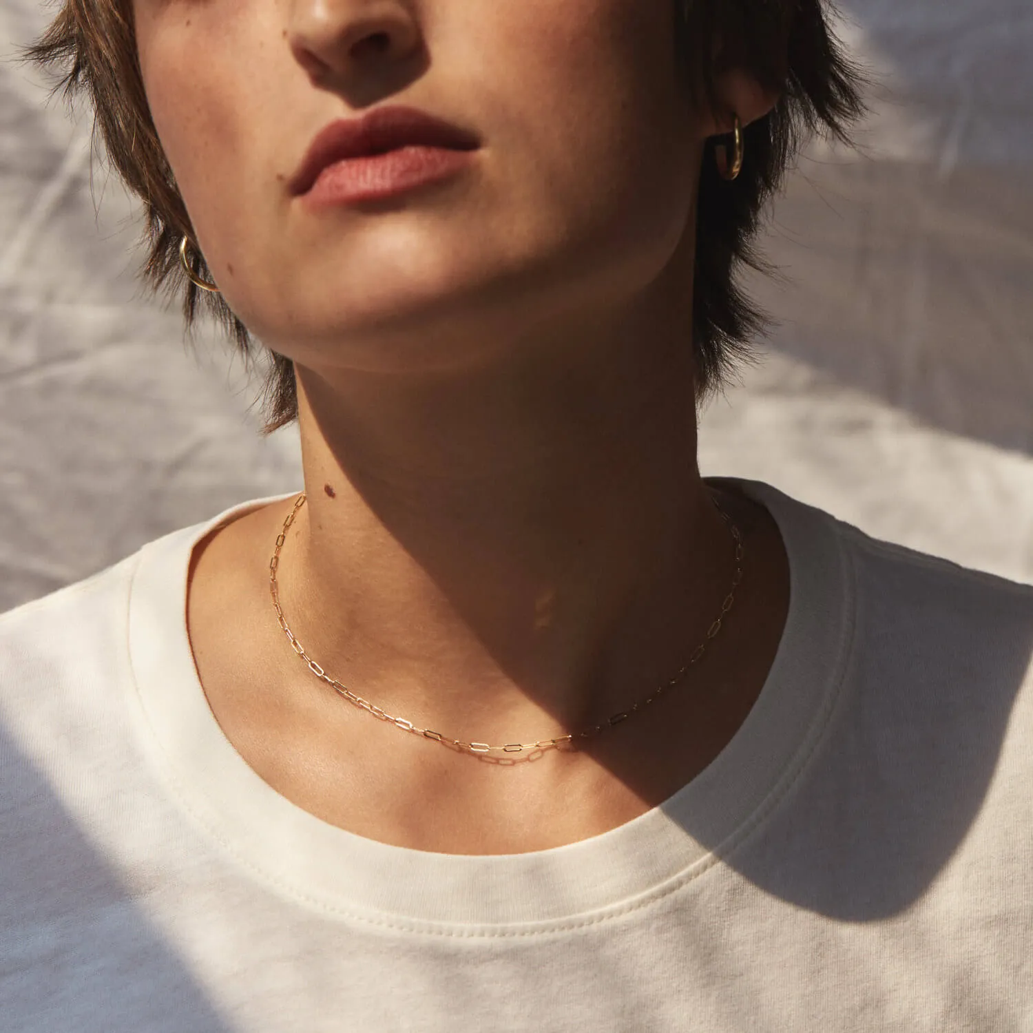 Dainty Paperclip Chain sold by GLDN product image thumbnail 5