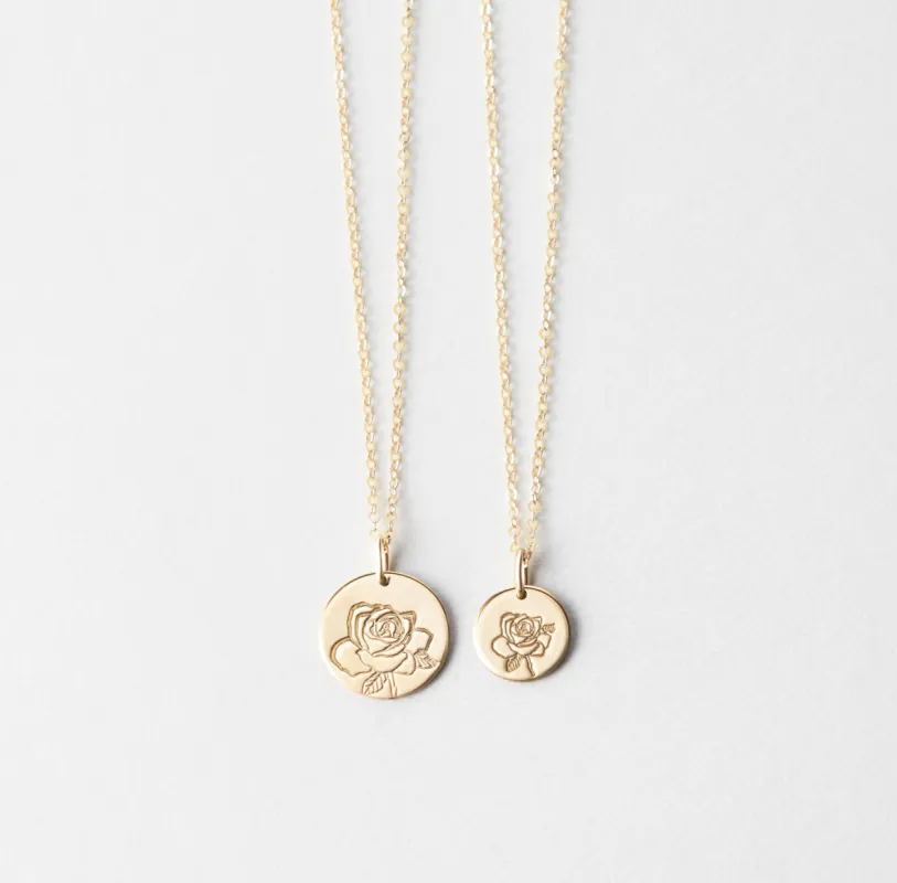 Rose Necklace sold by GLDN
