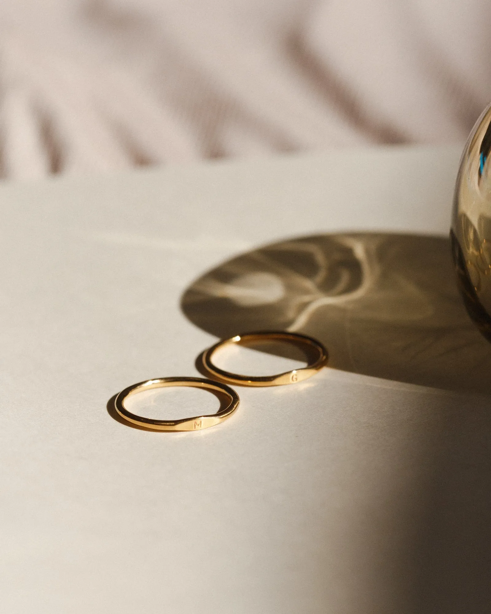 Micro Signet Ring Trio Set sold by GLDN product image thumbnail 3