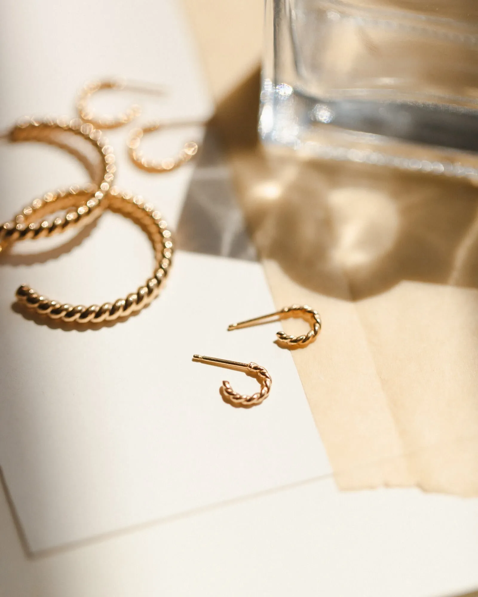 Collette Huggie Hoops sold by GLDN product image thumbnail 3