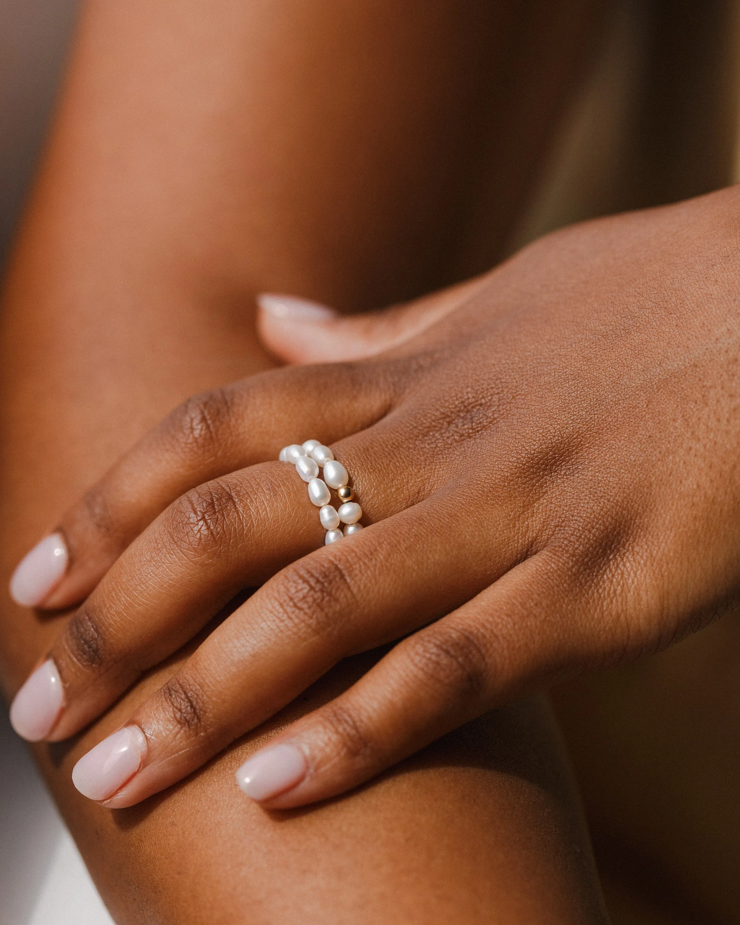 Organic Pearl Ring sold by GLDN product image thumbnail 4