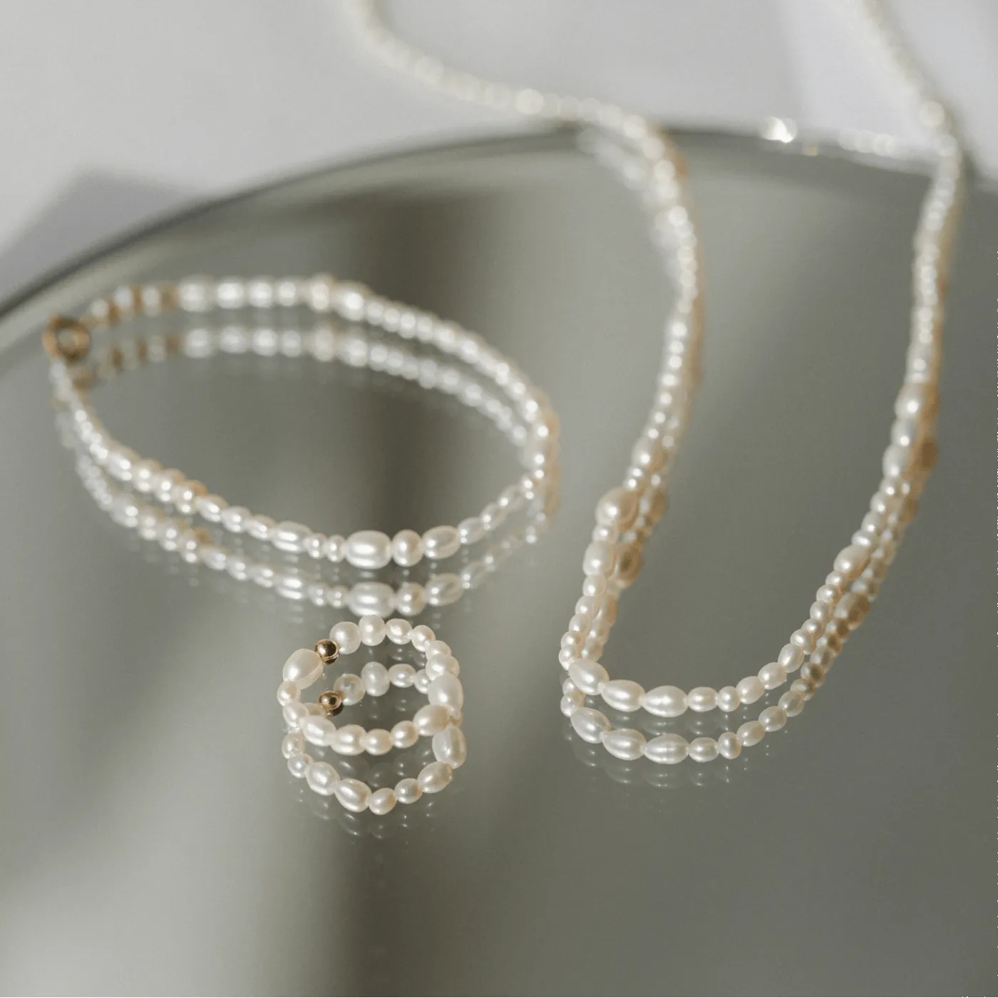 Organic Pearl Ring sold by GLDN product image thumbnail 5