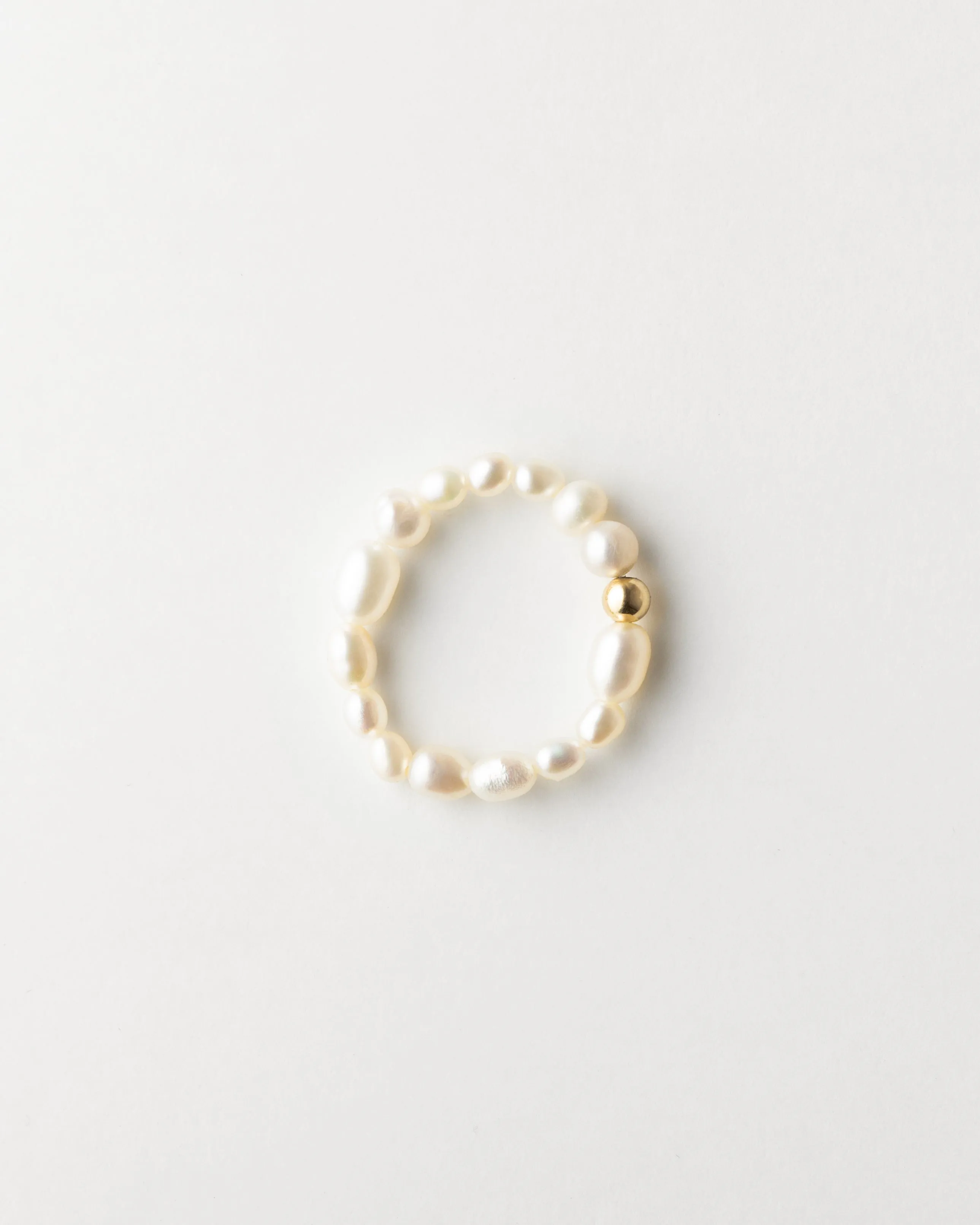 Organic Pearl Ring sold by GLDN