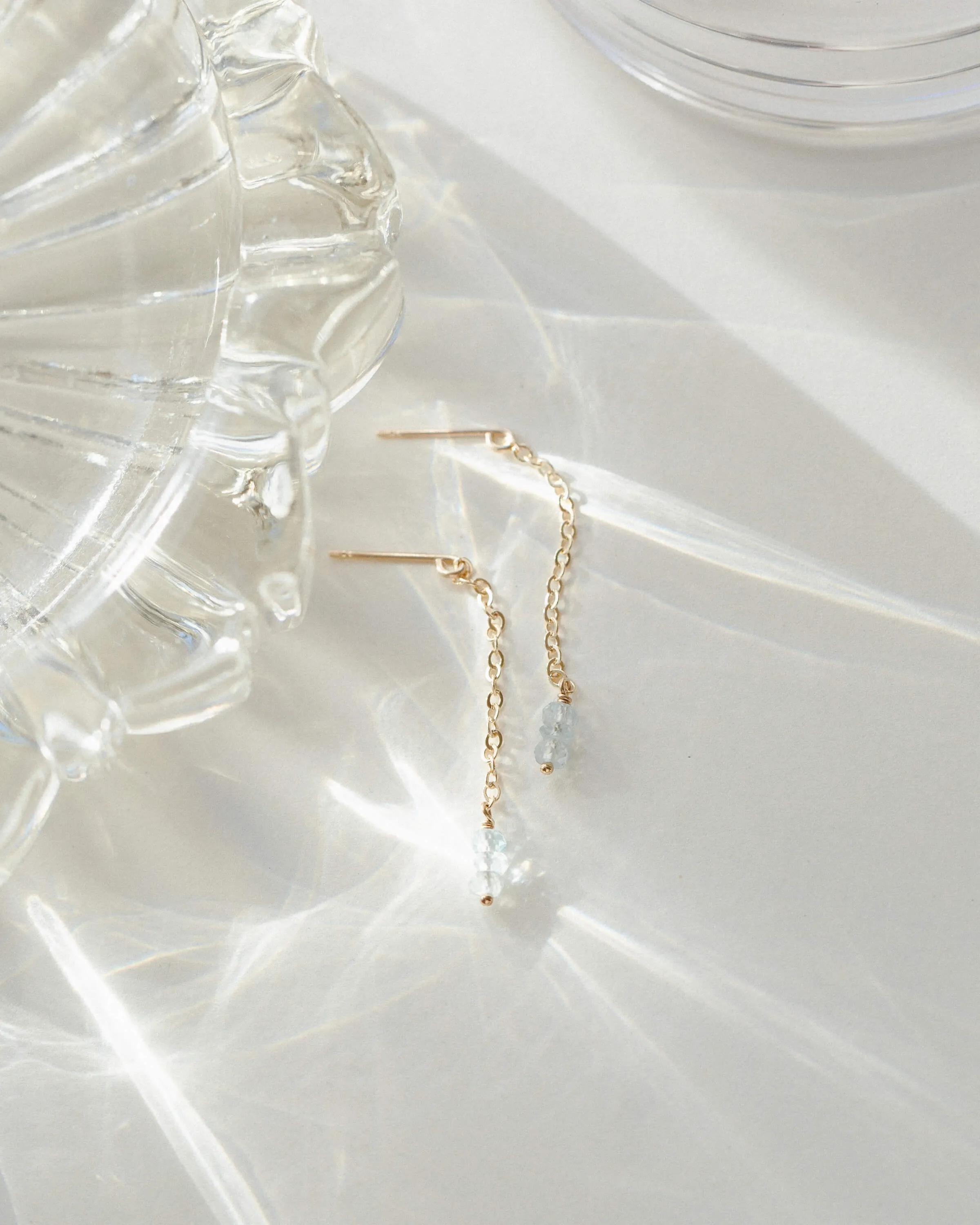 Mina Gem Drop Earrings sold by GLDN product image thumbnail 3