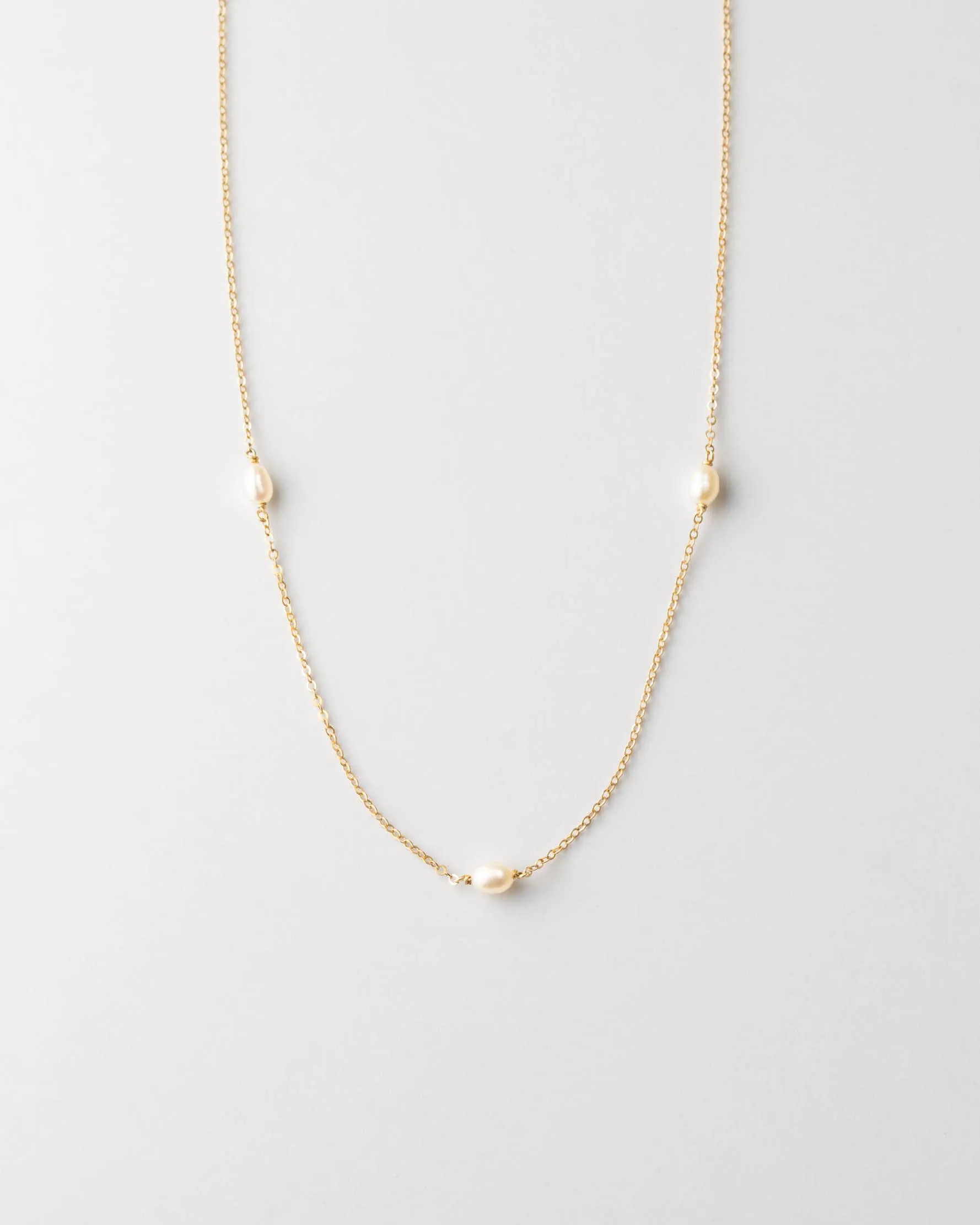 Trinity Pearl Necklace sold by GLDN