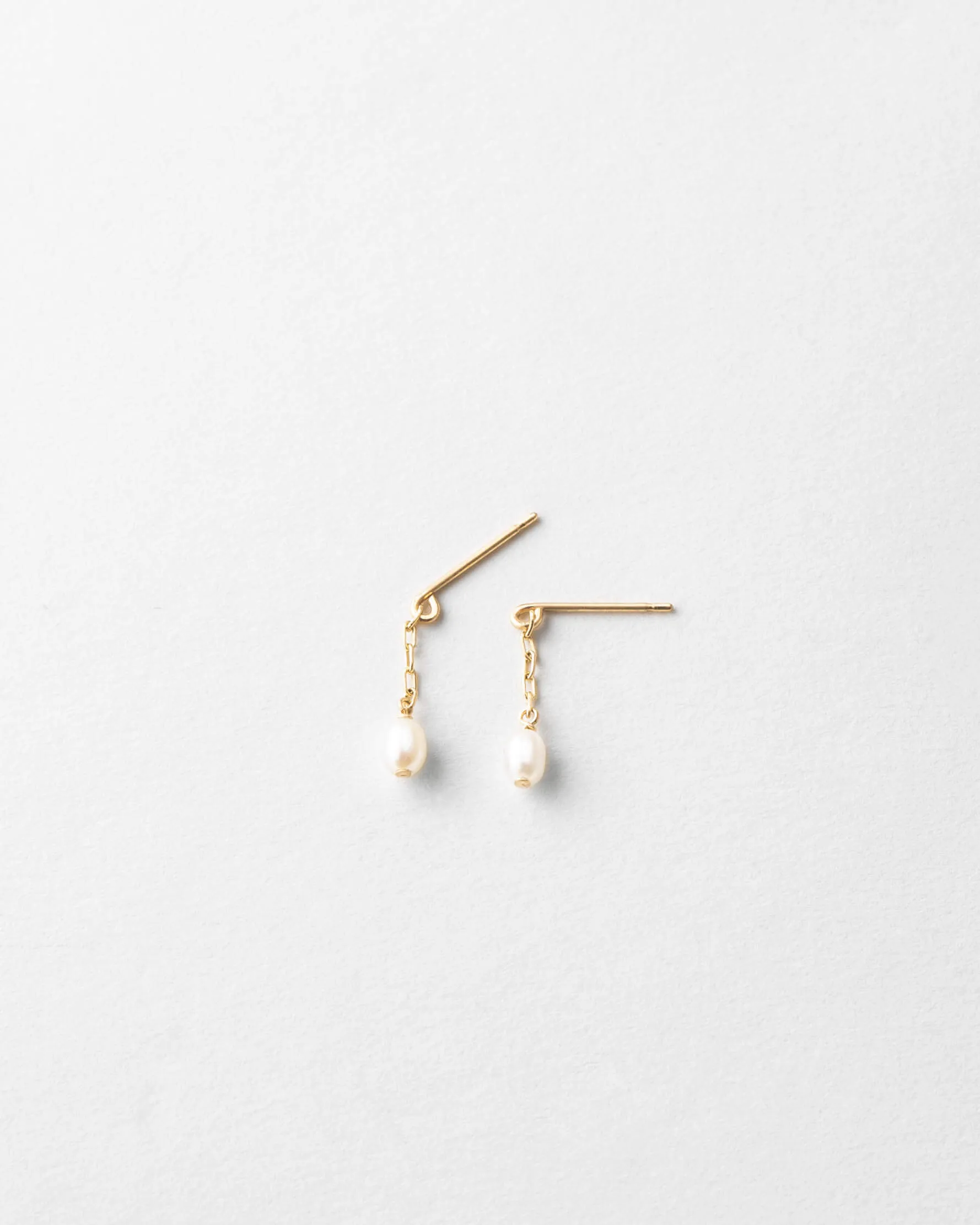 Pearl Droplet Earrings sold by GLDN product image thumbnail 5