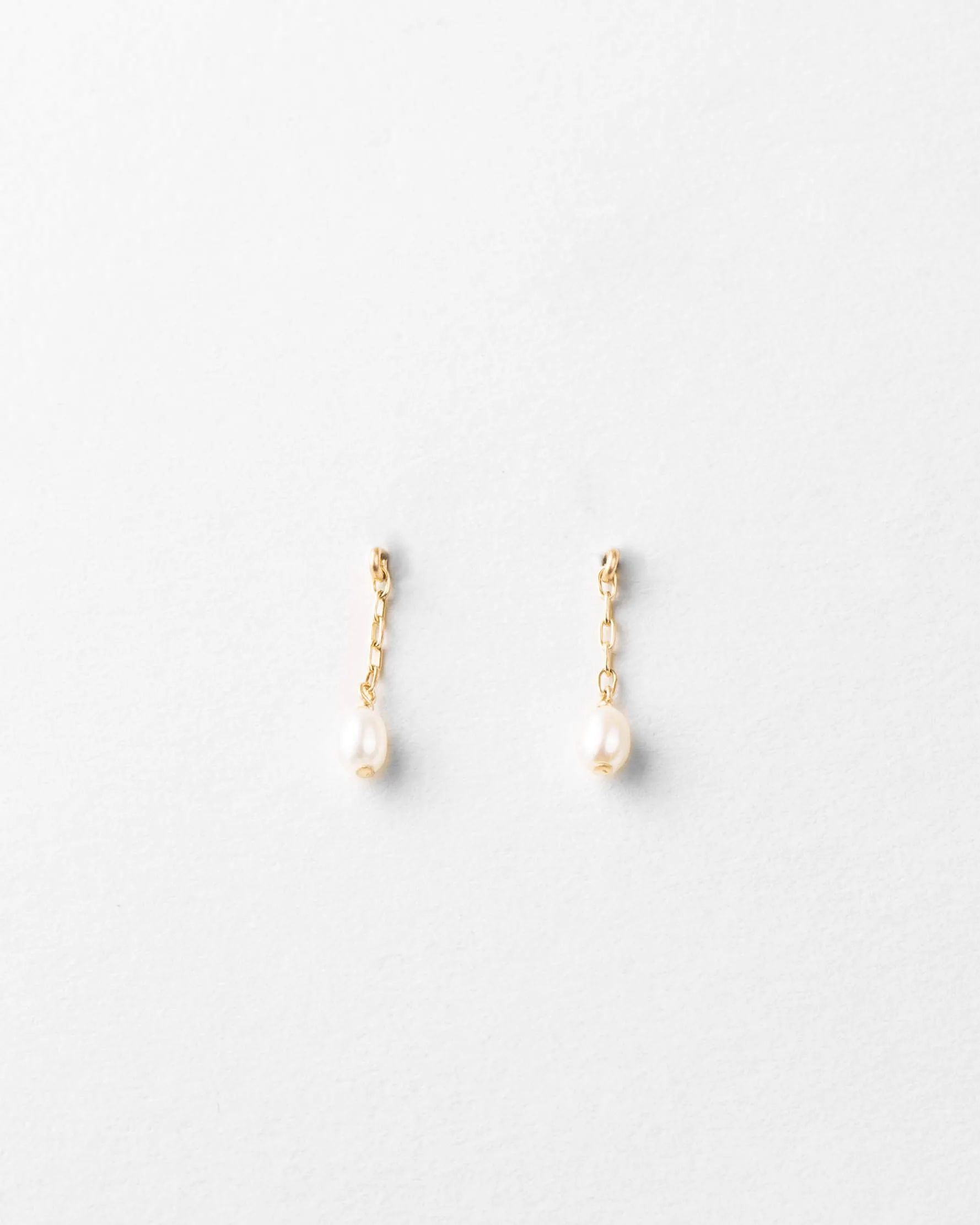 Pearl Droplet Earrings sold by GLDN