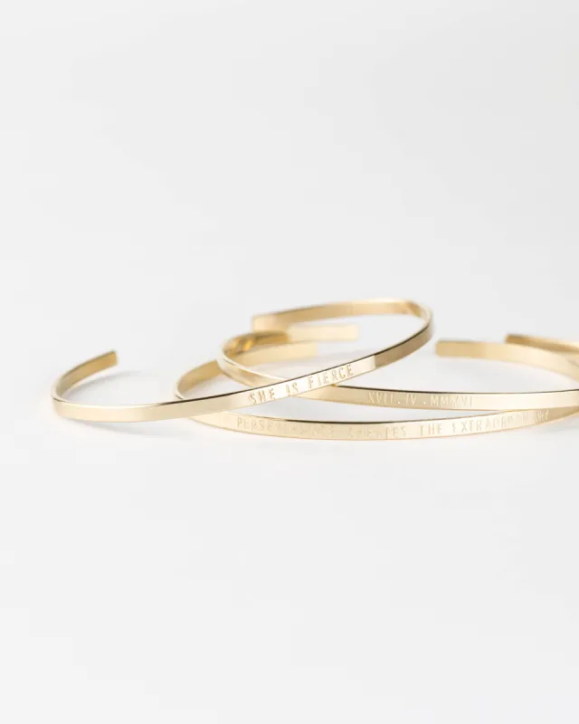 Novel Cuff Bracelet sold by GLDN