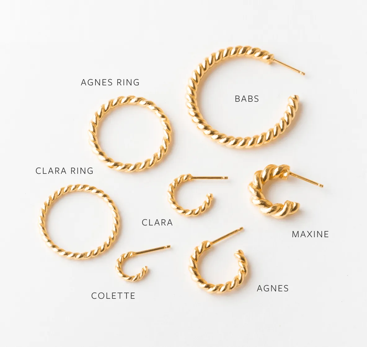 Clara Hoops sold by GLDN product image thumbnail 5